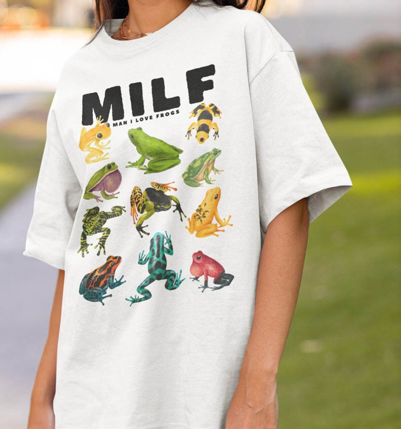 Funny Frog Milf Man I Love Frogs Shirt