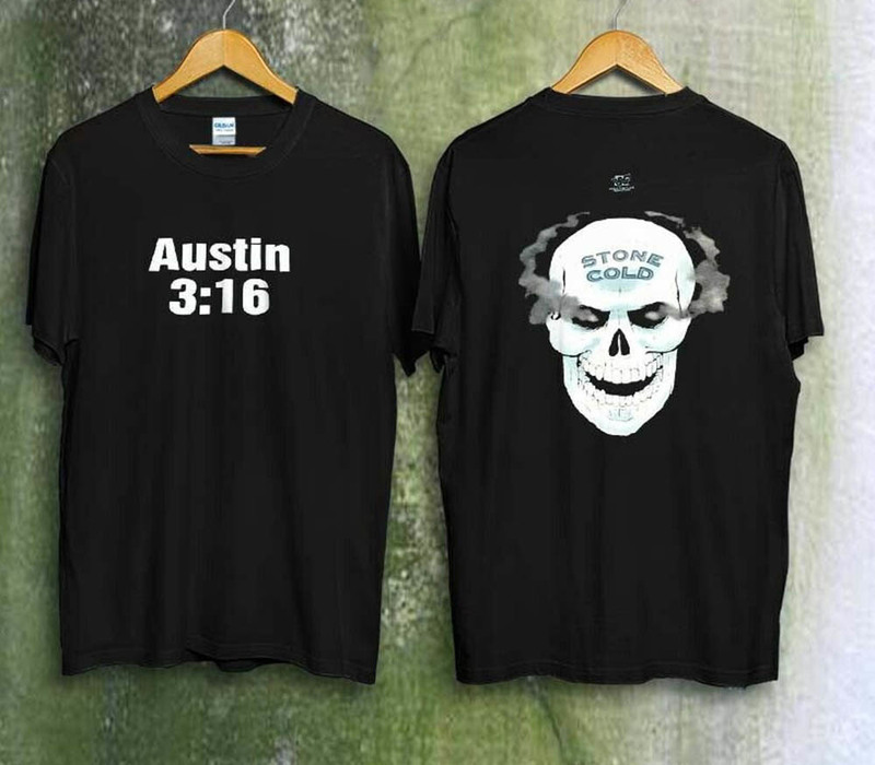 Steve Austin 316 Smoking Skull Vintage Shirt