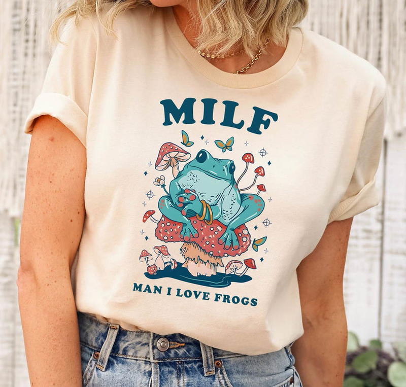 Man I Love Frogs Goblincore Lover Shirt