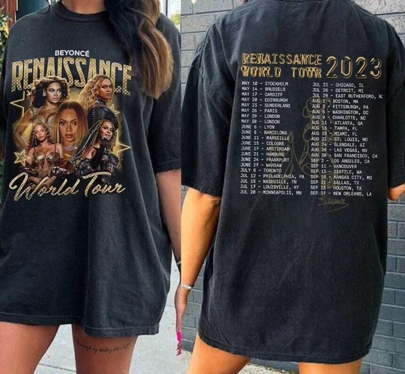 Renaissance Tour 2023 Beyonce Music Tour Shirt