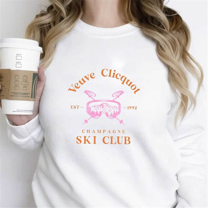 Vueve Clicquot Ski Club Preppy Sweatshirt