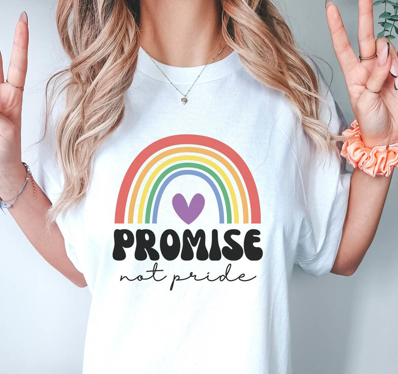 Comfort Promise Not Pride Rainbow Shirt