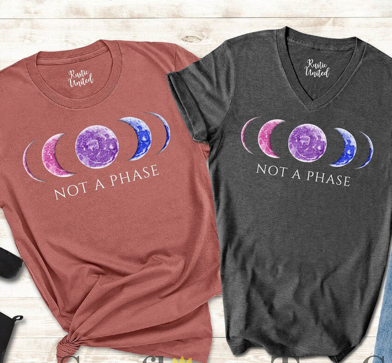 Not A Phase Bisexual Love Wins Lesbian Shirt