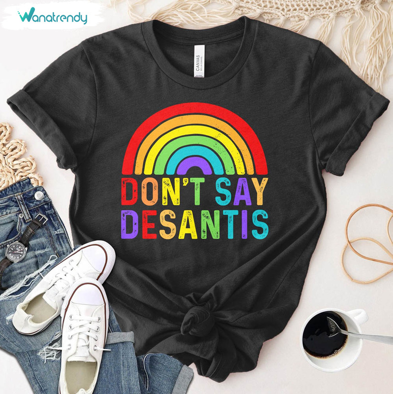 Lgbt Pride Trendy Shirt, Florida Say Gay Equality Rights Read Banned Books Unisex T-Shirt Crewneck