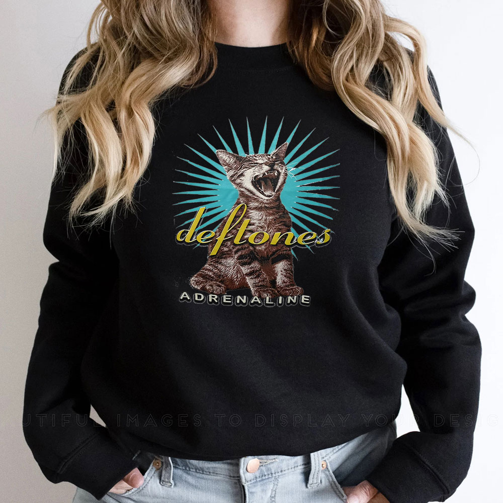 Around The Fur Deftones Cat Sweatshirt For Men Women Youth