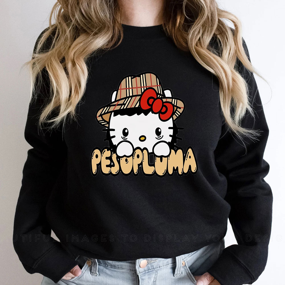 Cute Kitty Cat Peso Pluma Music Sweatshirt