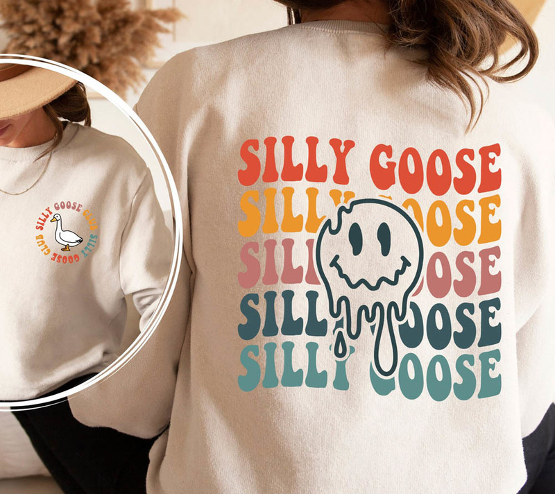 Silly Goose Club Smile Face Sweatshirt