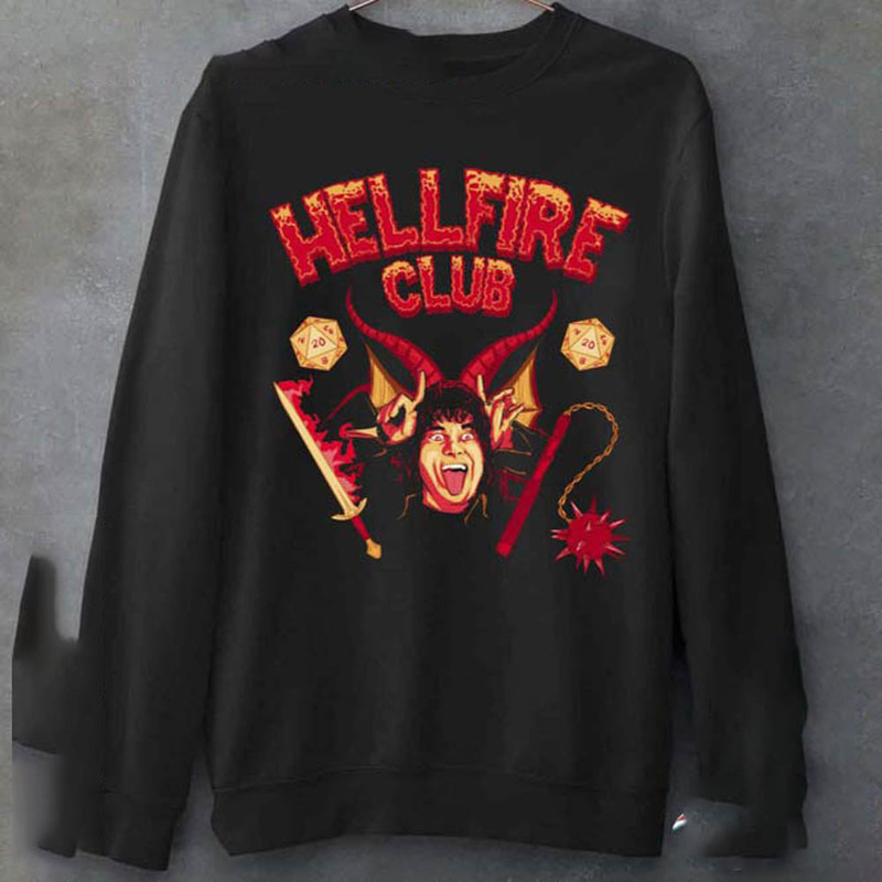 Hellfire Club Stranger Things Parody Cool Sweatshirt