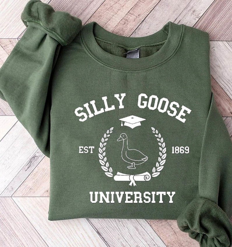 Funny Silly Goose University Vintage Sweatshirt