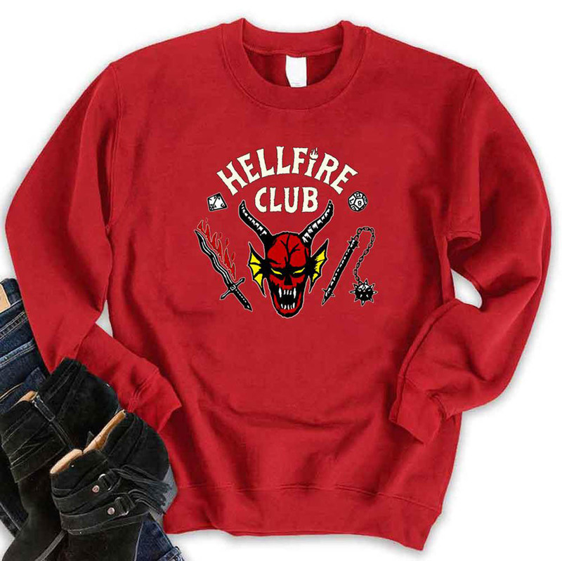 Comfort The Hellfire Club Stranger Things Sweatshirt