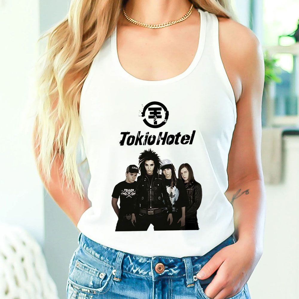 Retro Tokio Hotel Band Groovy Tank Top