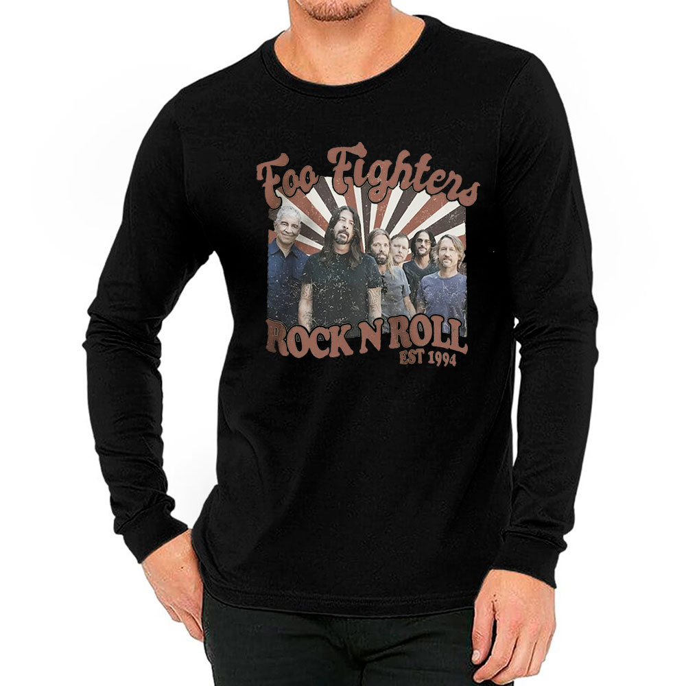 Foo Fighters Music Dave Grohl Legend Rock Ban Long Sleeve