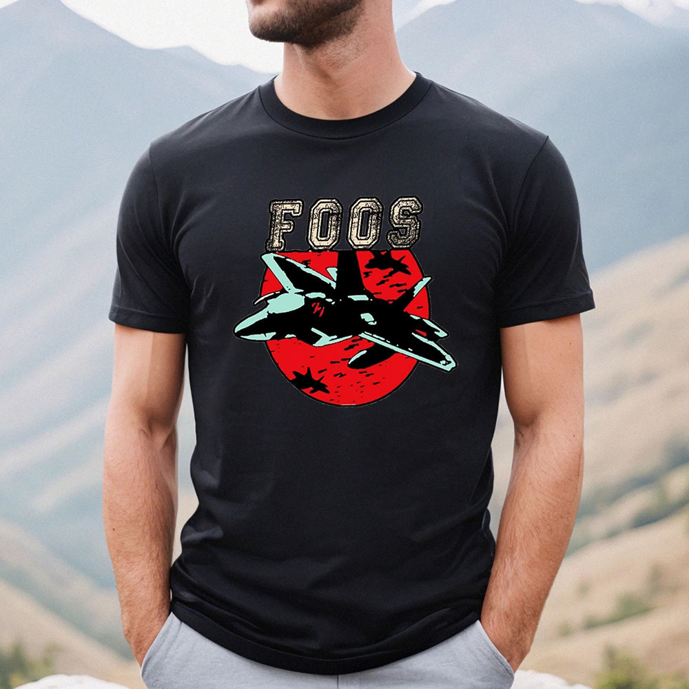 Red Foo Fighters Shirt Vintage Design