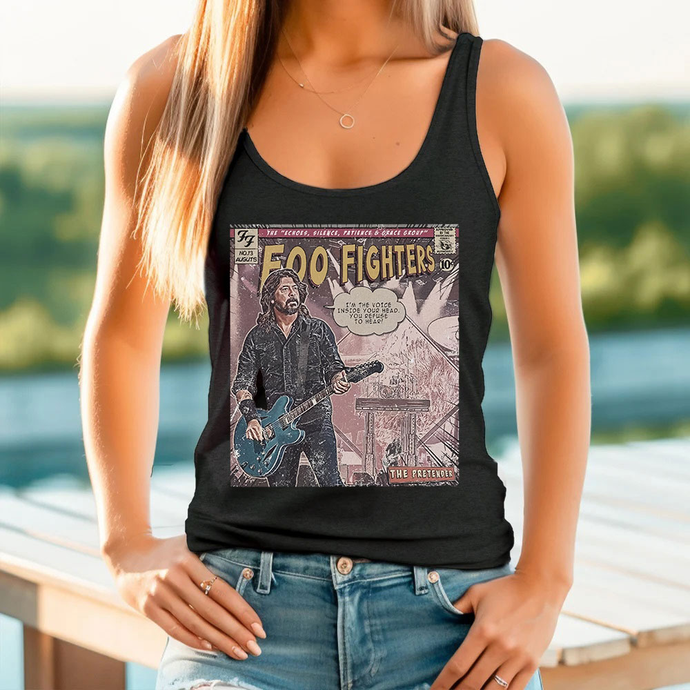 Foo Fighters Comic Echoes Silence Album Tank Top