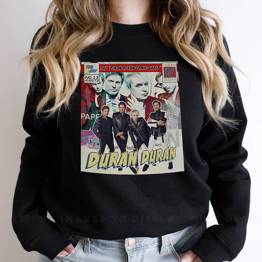 Duran Duran Paper Gods Comic Sweatshirt