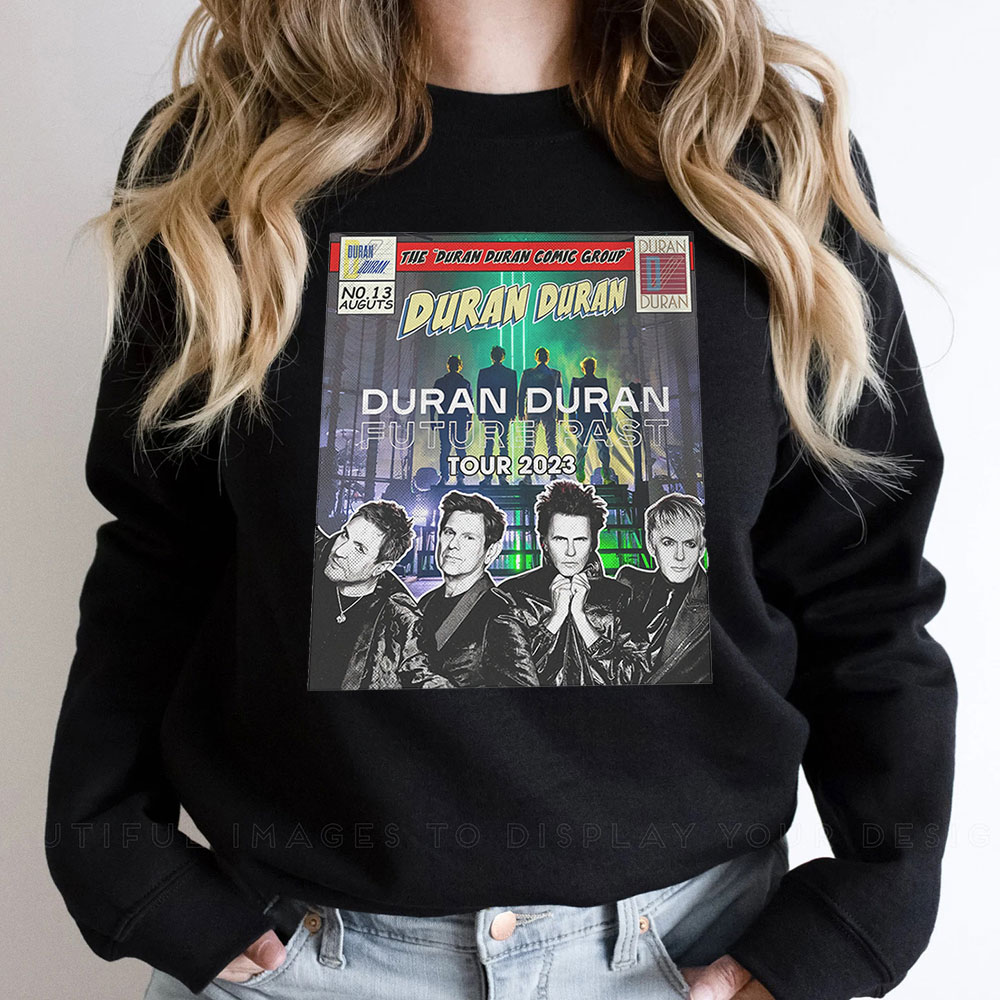 Duran Duran Tour 2023 Comic Book Sweatshirt