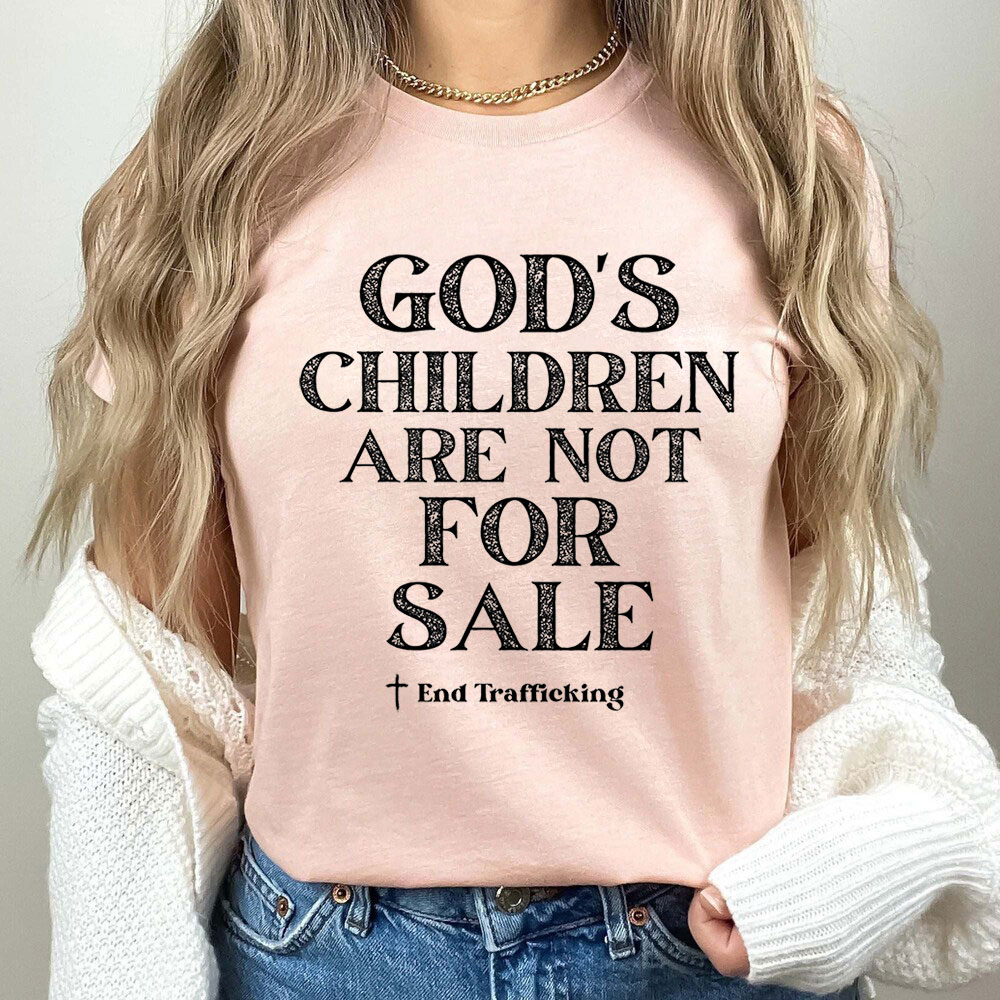 Gods Children Are Not For Sale Religious Shirt
