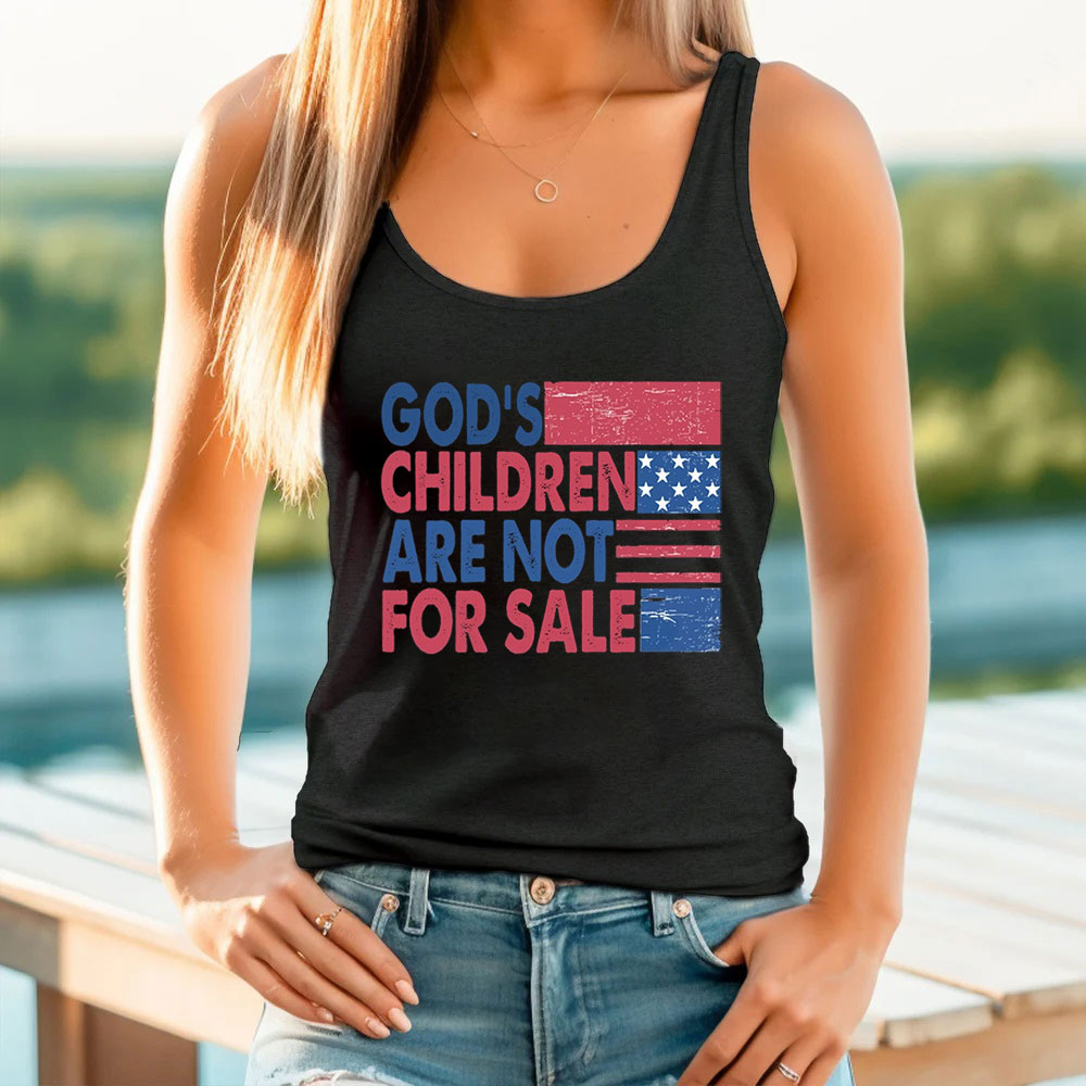 God's Children Are Not For Sale Trending Quotes Tank Top