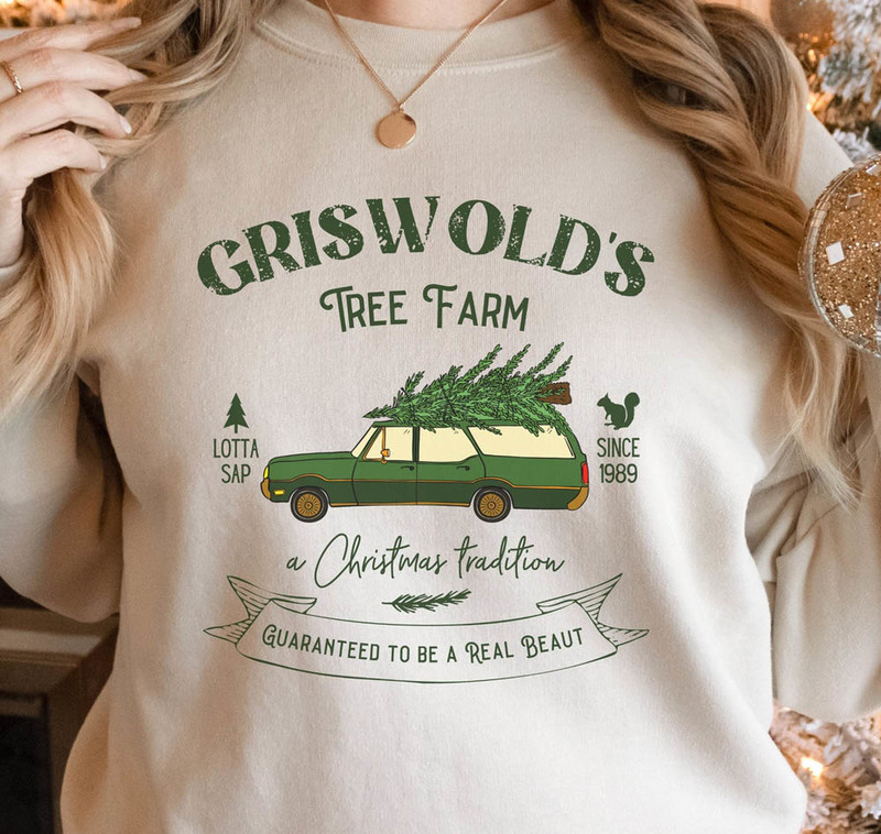 Griswold's Tree Farm Since 1989 Christmas Matching Family Sweatshirt