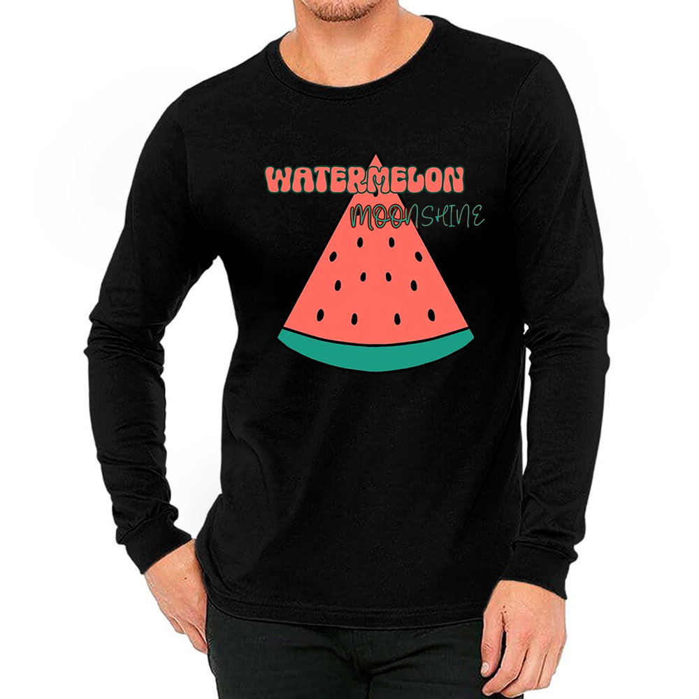 Watermelon Moonshine Country Music Long Sleeve