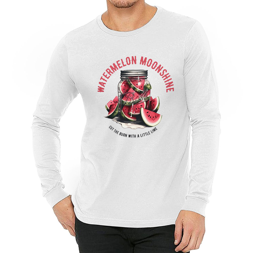Watermelon Moonshine Lainey Wilson Country Song Long Sleeve