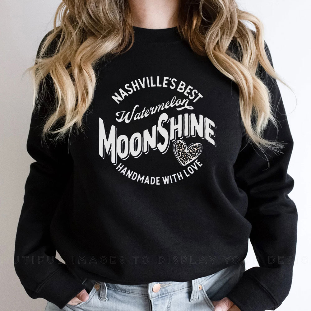 Moonshine Handmade With Love Boho Sweatshirt