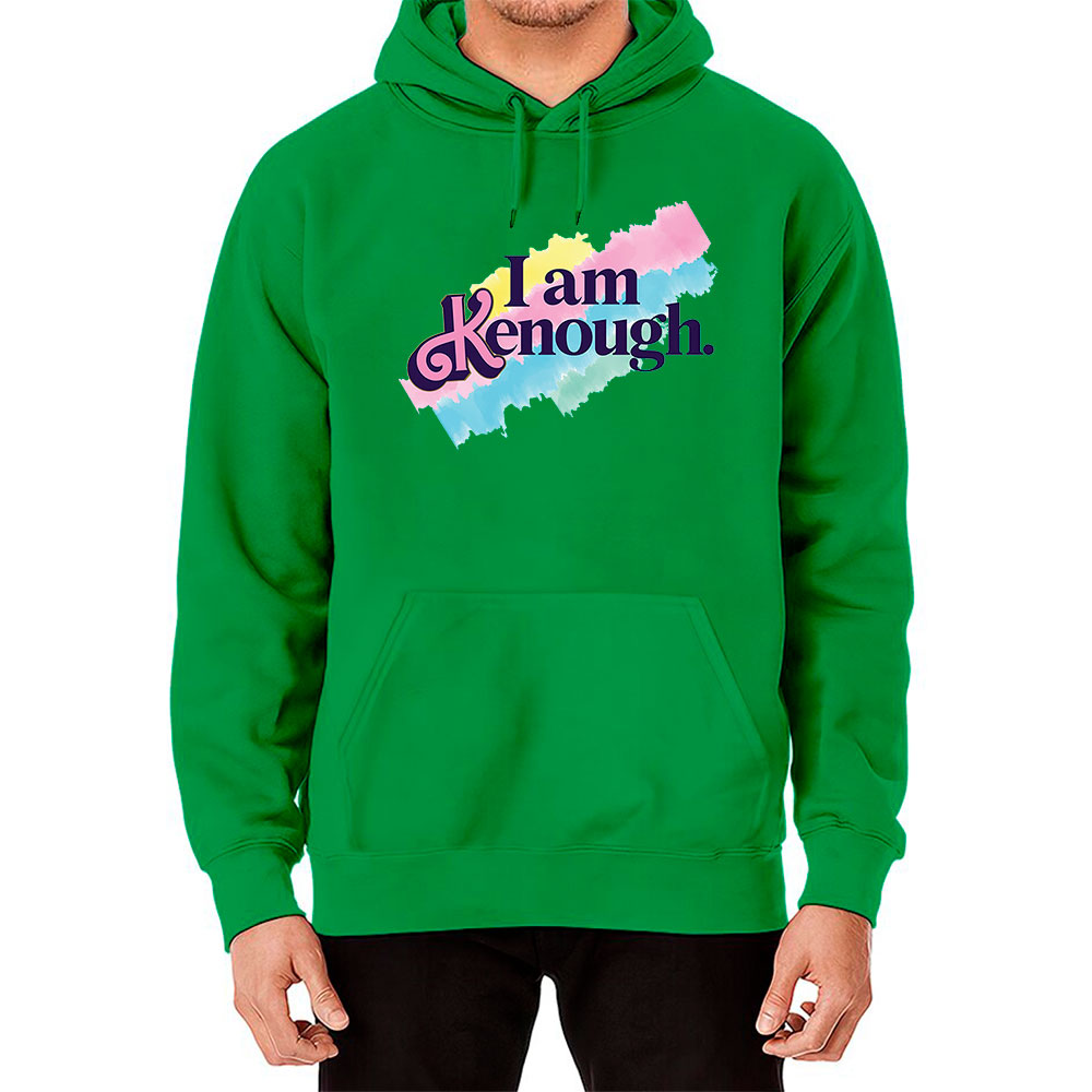 I Am Kenough Colorful Hoodie For Boys Girls