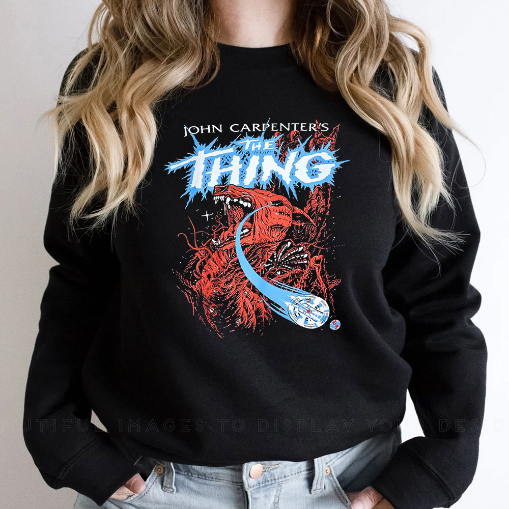 80s Horror The Thing Sweatshirt From 1982