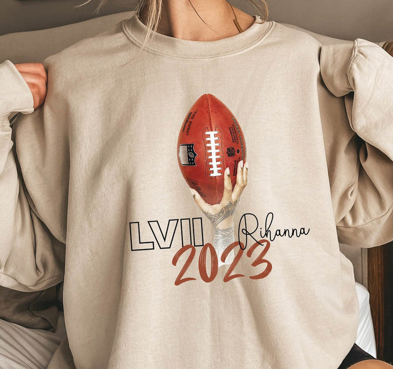 Rihanna Supper Bowl 2023 Lvii Football Shirt