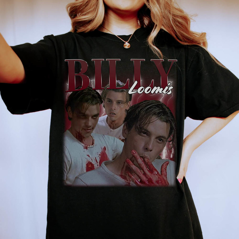 Retro Scream Billy Loomis Scary Movie Shirt