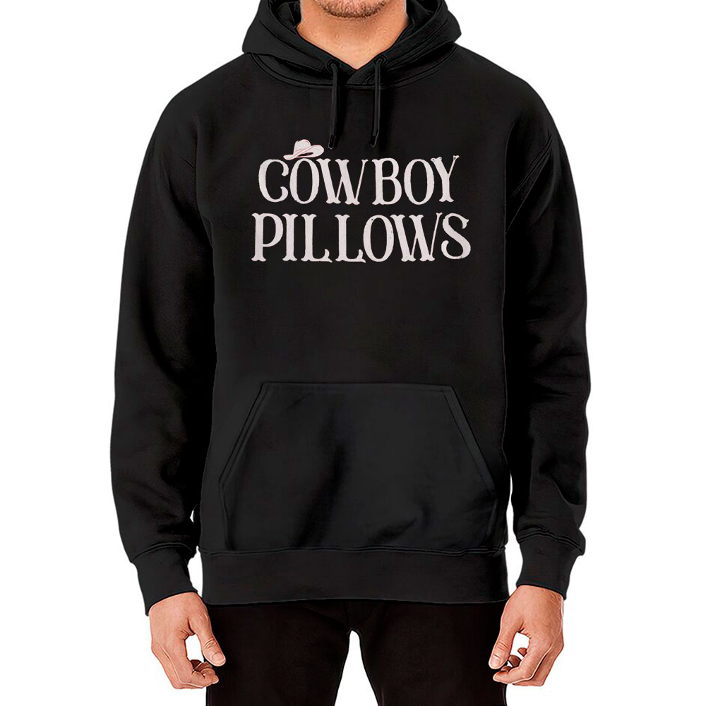 Cow Boy Pillows Retro Hoodie For Men Women
