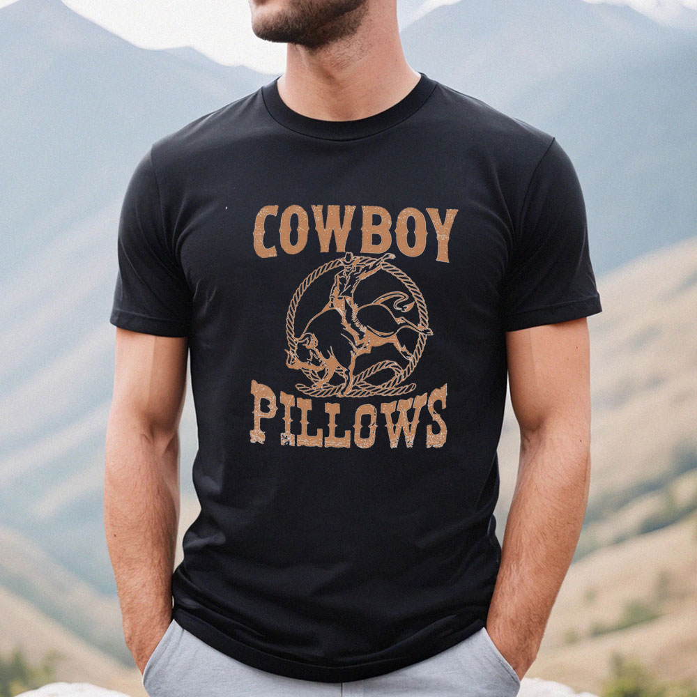 Western Funny Cowgirl Cowboy Pillows Shirt