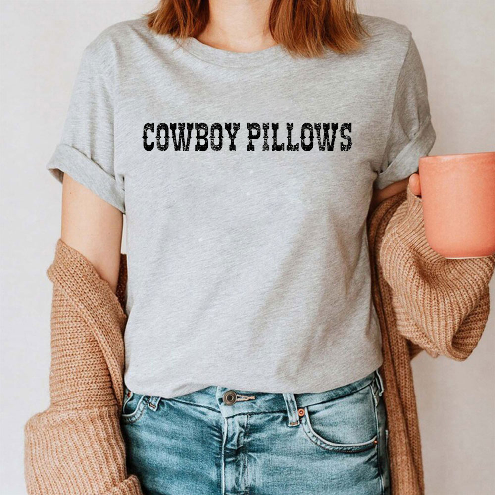 Funny Western Cowgirl Cowboy Pillows Shirt