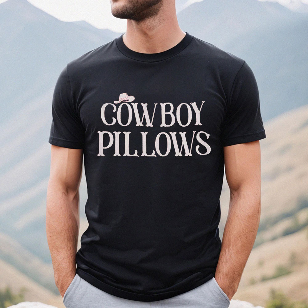 Cow Boy Pillows Retro Shirt For Men Women