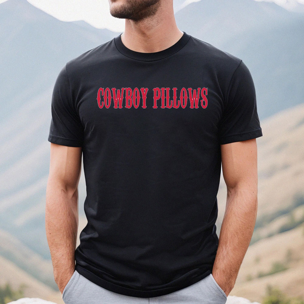Comfort Cowboy Pillows Music Concert Shirt