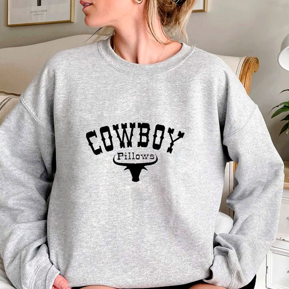 Limited Cowboy Pillows Funny Sweatshirt For Men Women
