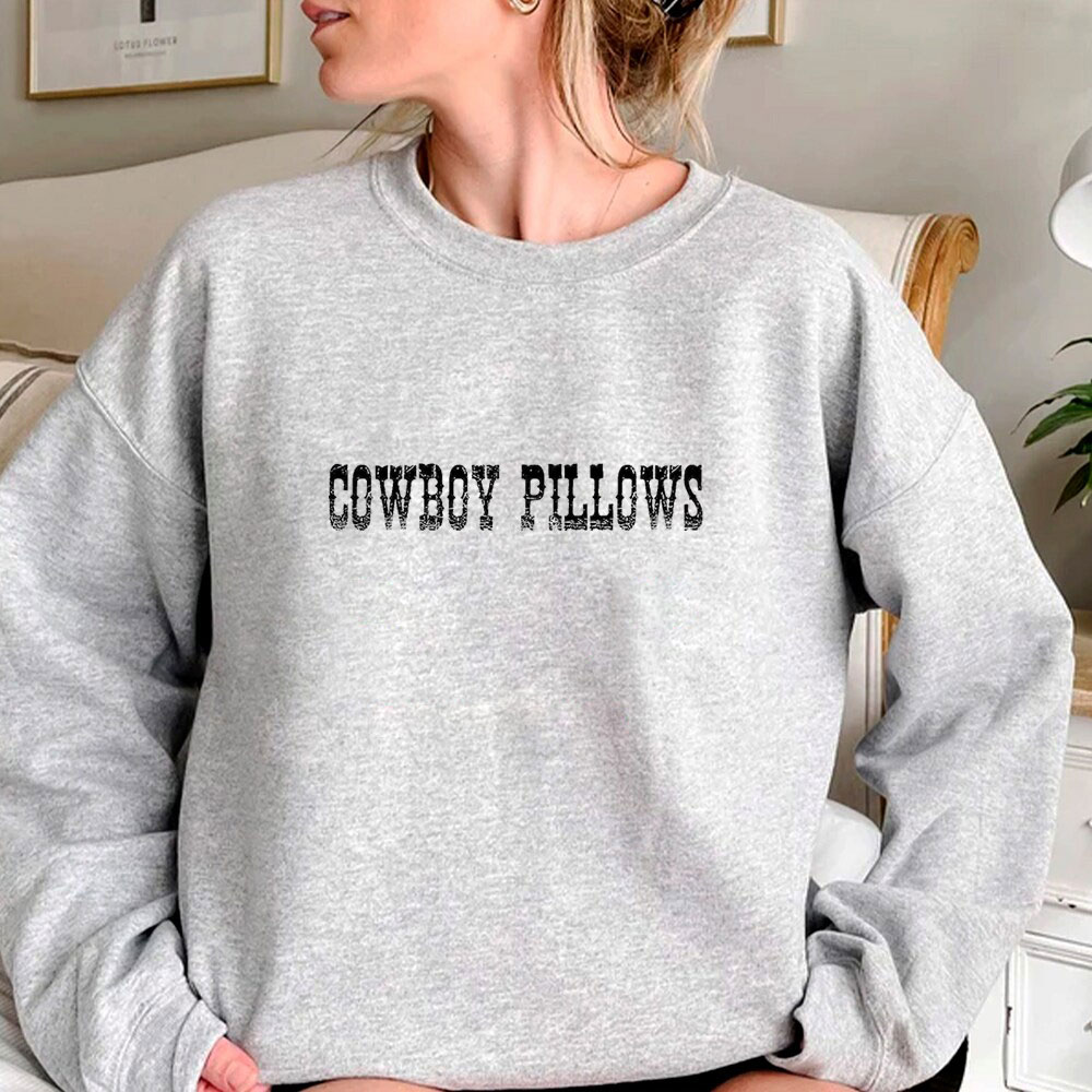 Comfort Color Cowboy Pillows Groovy Sweatshirt