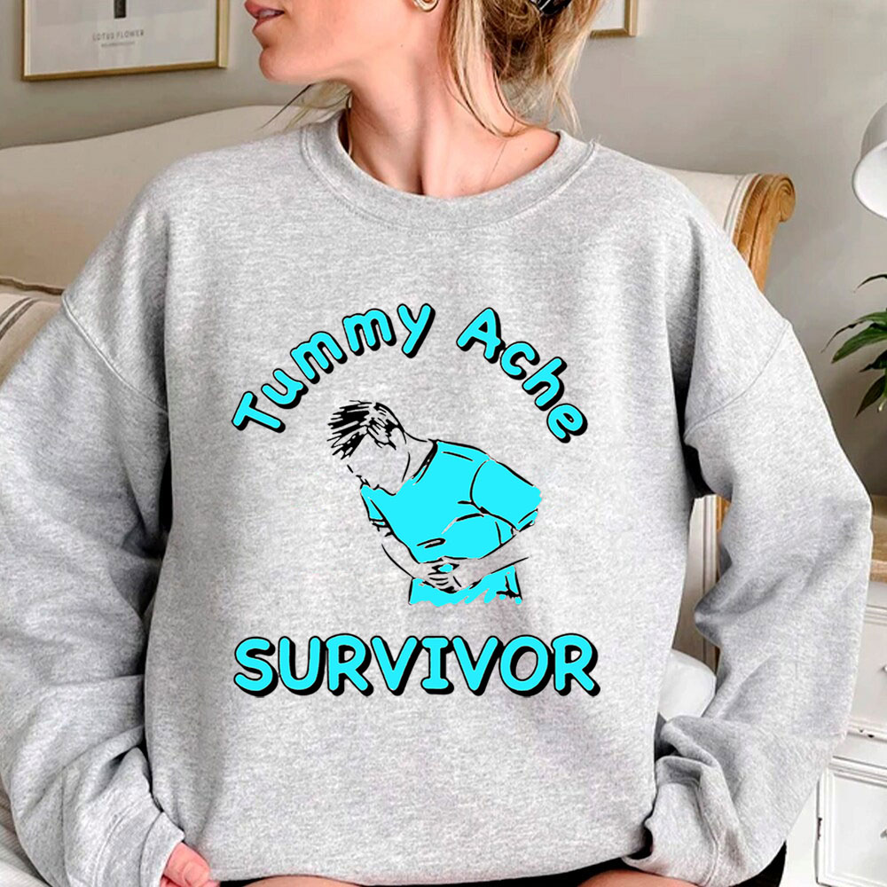 Organic Basic Tummy Ache Survivor Sweatshirt Trending