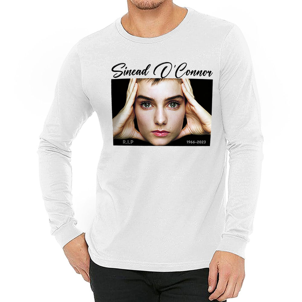 Rest In Peace Sinead O Connor Vintage Design Long Sleeve