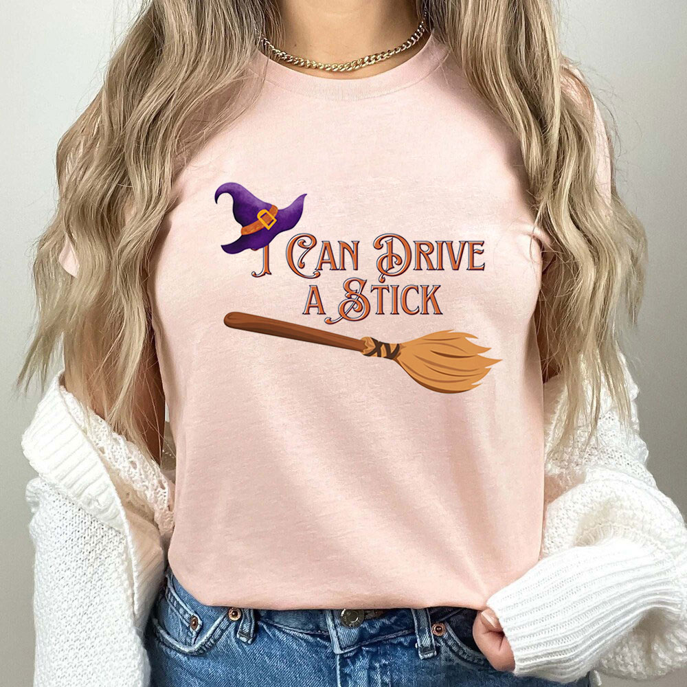 Halloween I Can Drive Stick Shirt
