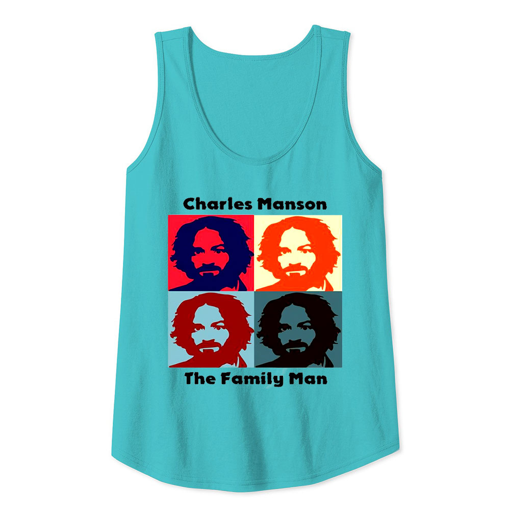 Serial Killer 60s Charles Manson Tank Top For Vintage Style