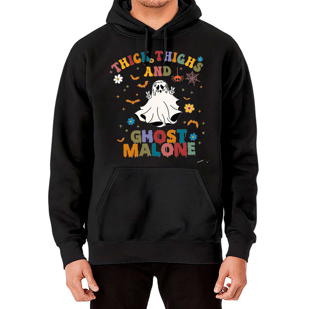 Thick Thighs And Ghost Malone Cute Hoodie