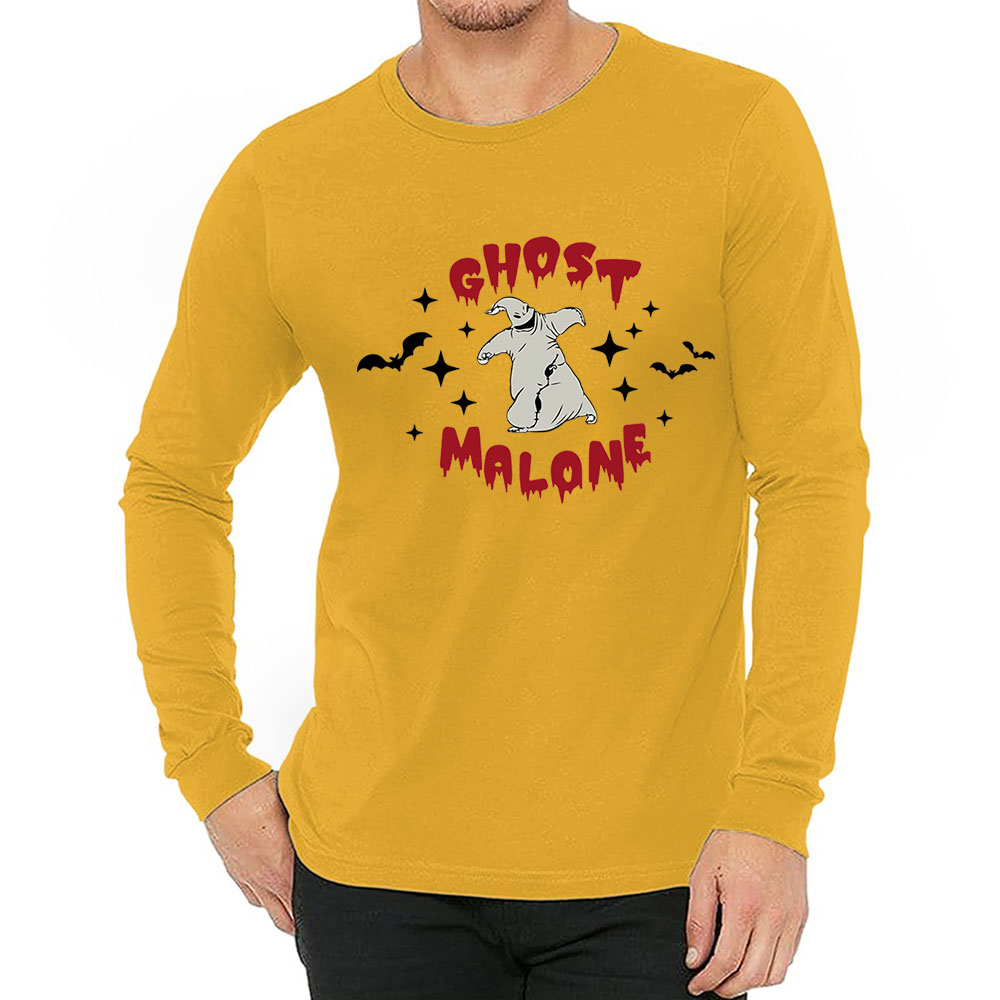 Ghost Malone Halloween Cool Design Long Sleeve