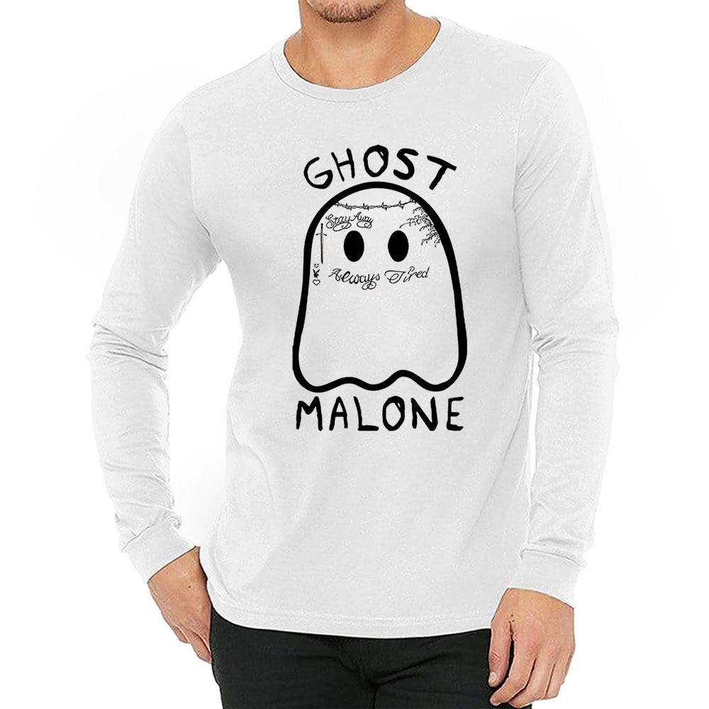 Ghost Malone Cute Style Long Sleeve For Halloween Party