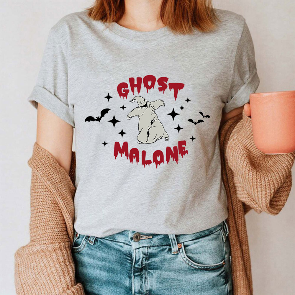 Ghost Malone Halloween Cool Design Shirt