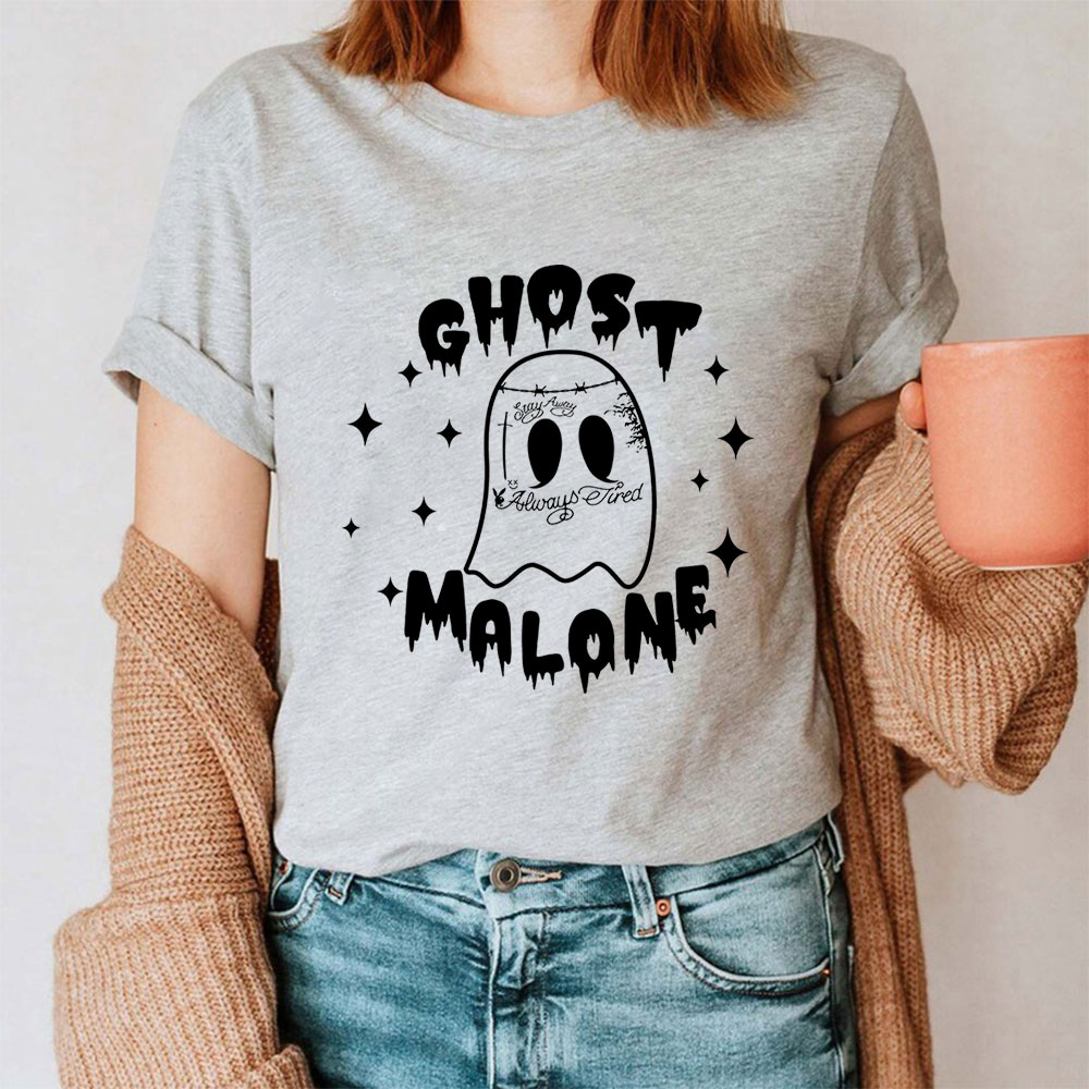 Funny Halloween Ghost Malone Shirt For Men Women