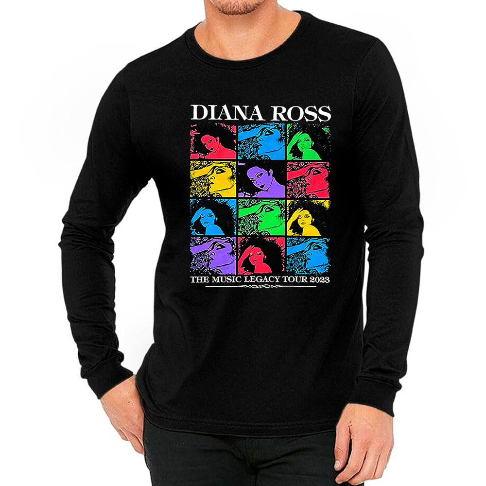 Vintage Diana Ross The Music Legacy Tour 2023 Long Sleeve
