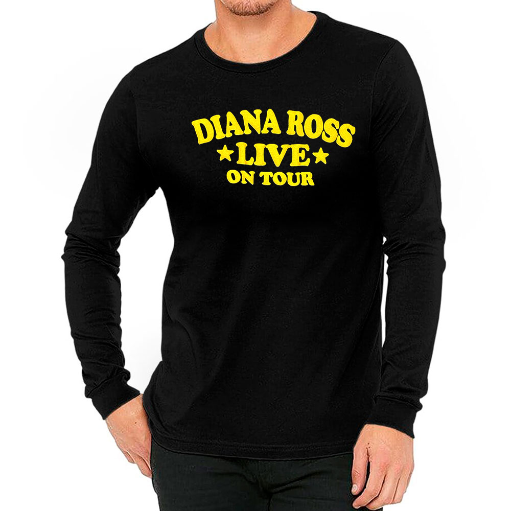 Trendy Diana Ross Live On Tour Long Sleeve