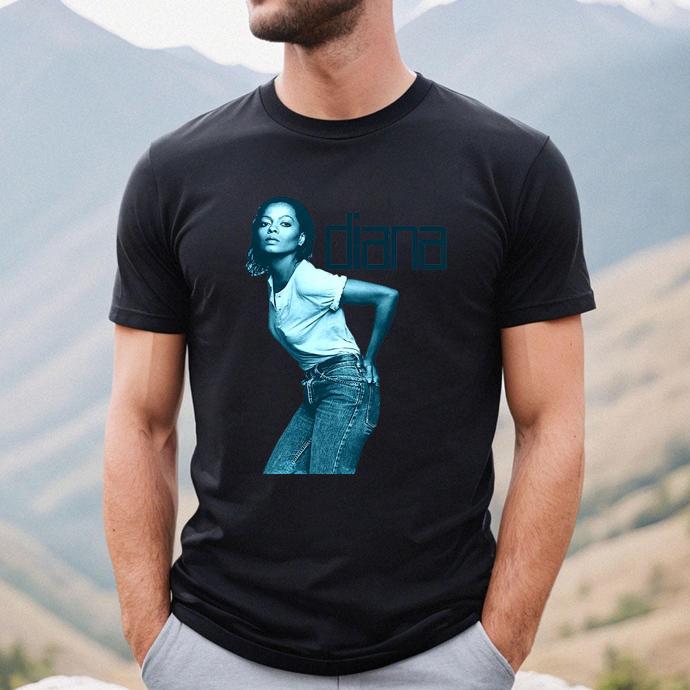 Diana Ross Vintage Design T Shirt For Fan