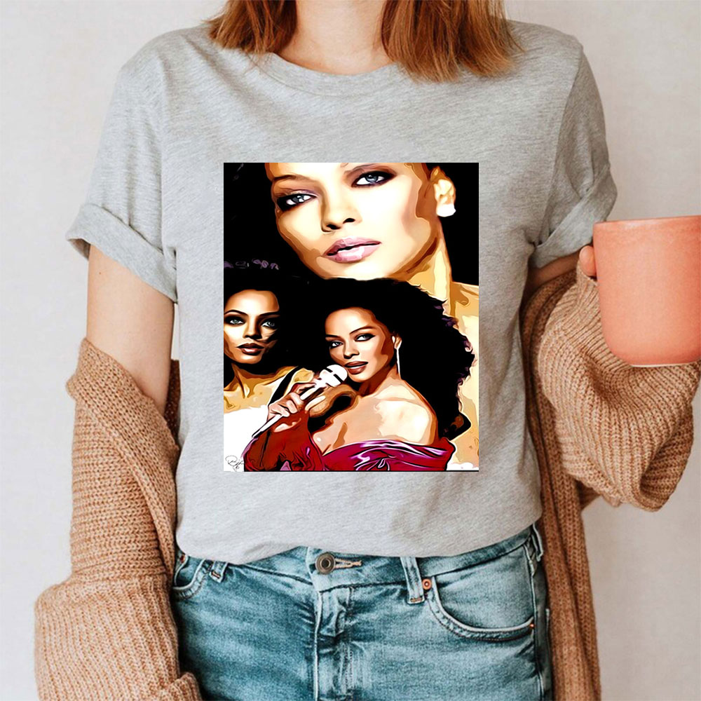 Retro 90 Diana Ross T Shirt For Fans